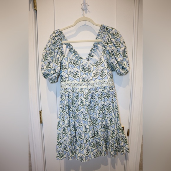 NWOT Agua by Agua Bendita Manzanilla Mini Dress - Picture 4 of 6